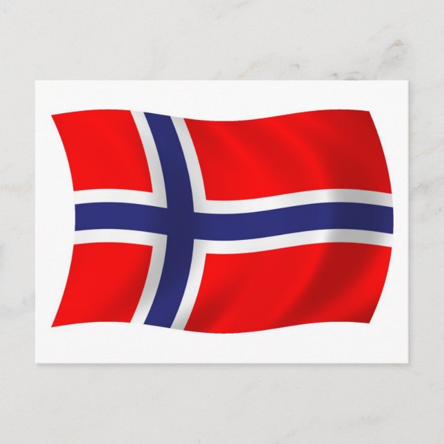 Norway Flag Postcard (Front)