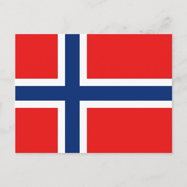 Norway Flag Postcard (Front)