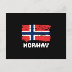 Norway Flag Postcard