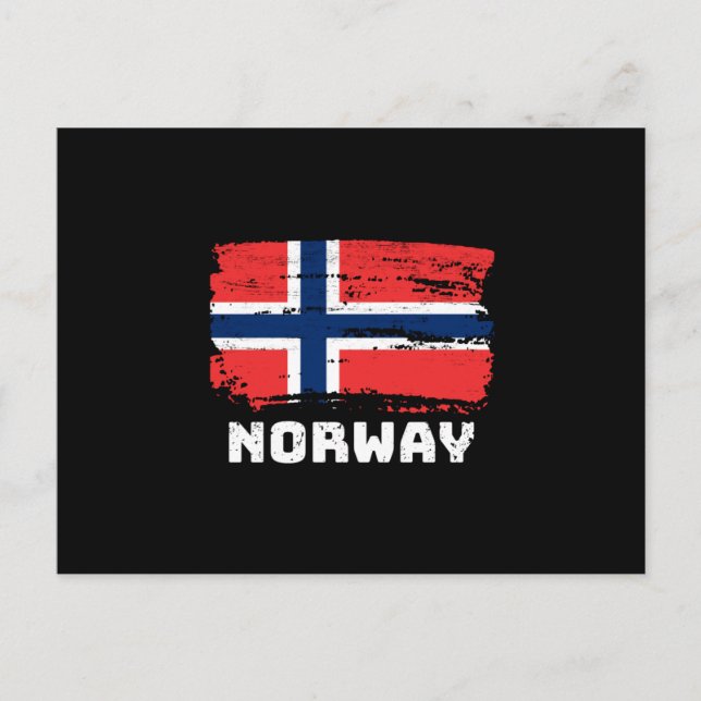 Norway Flag Postcard (Front)