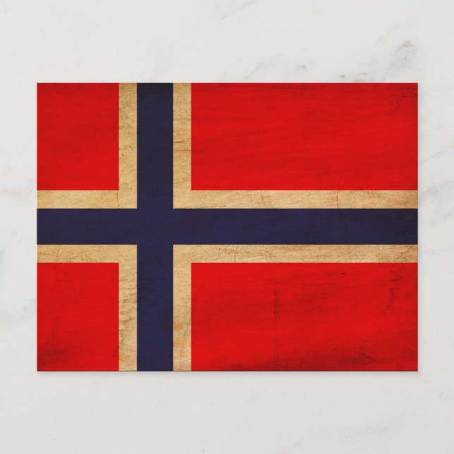 Norway Flag Postcard (Front)