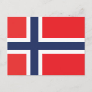 NORWAY FLAG POSTCARD