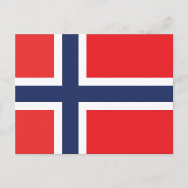 NORWAY FLAG POSTCARD (Front)