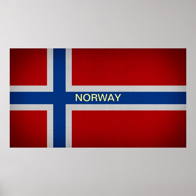 Norway flag poster (Front)