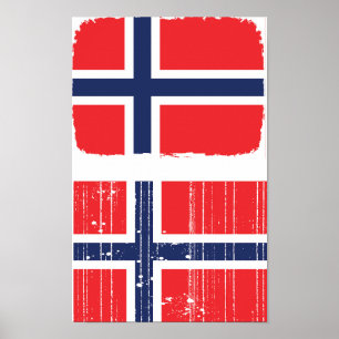 Norway Flag Poster