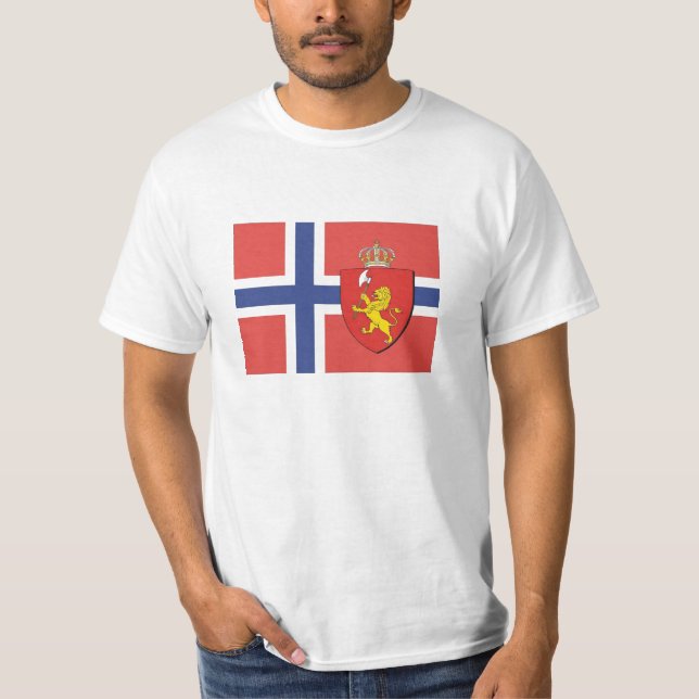 Norway Flag Shirt / Norwegian Crest (Front)