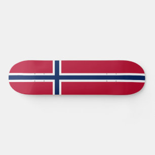 Norway Flag Skateboard