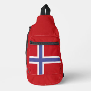 Norway flag sling bag