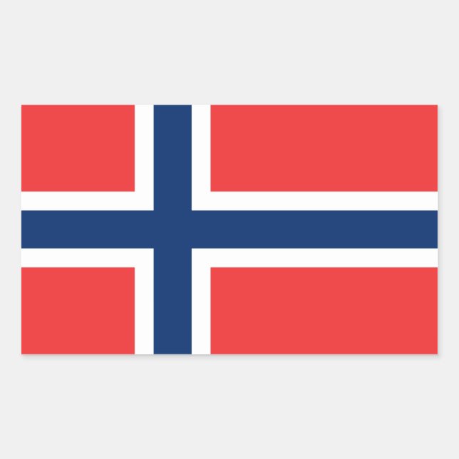 Norway Flag Sticker (Front)