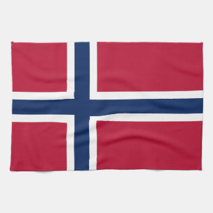 Norway Flag Tea Towel