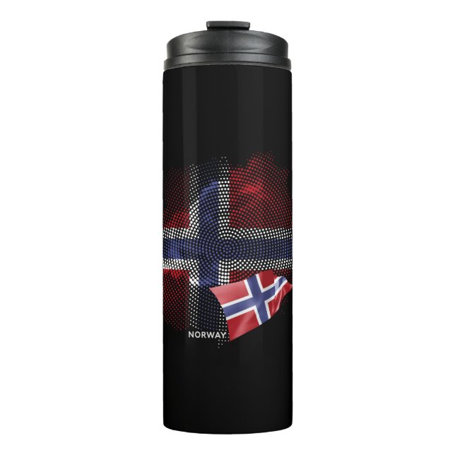 Norway flag thermal tumbler (Front)