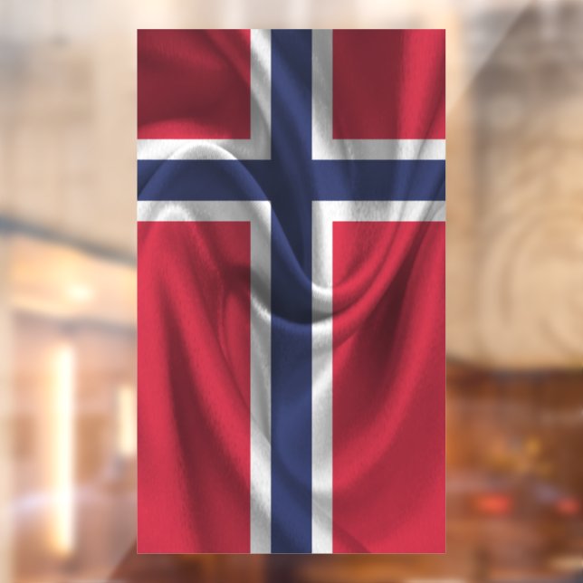 Norway Flag Window Cling (Sheet 2)