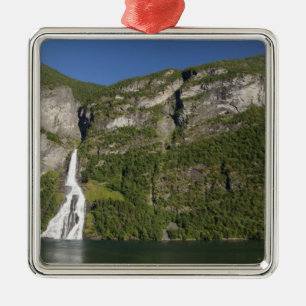 Norway, Geirangerfjord (UNESCO), Geiranger. Metal Tree Decoration