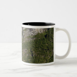 Norway, Geirangerfjord (UNESCO), Geiranger. Two-Tone Coffee Mug