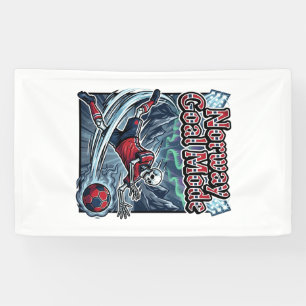Norway Goal Mode Skeleton Striker Nations Streetwe Banner