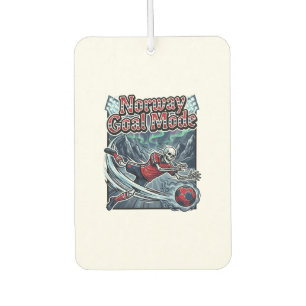Norway Goal Mode Skeleton Striker Nations Streetwe Car Air Freshener