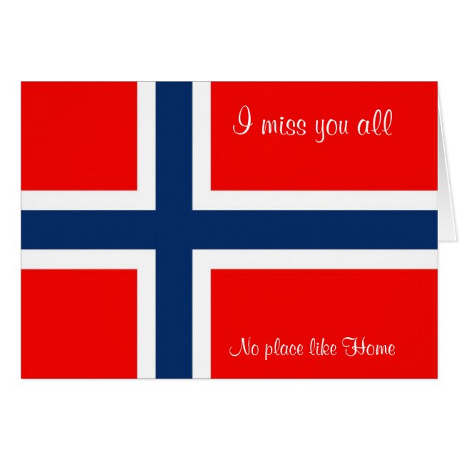 Norway greeting cards (Front Horizontal)