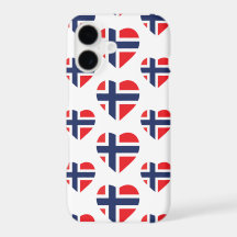 NORWAY HEART SHAPE FLAG