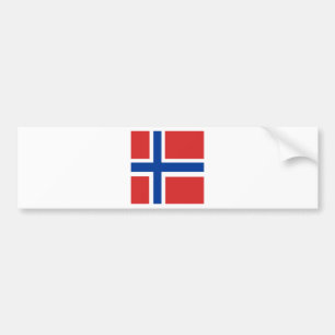 Norway High quality Flag Bumper Sticker