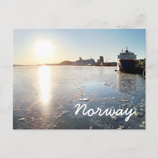 Norway Ice Postcard (Front)