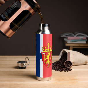 Norway Insulated Bottle, Norwegian Flag Water Bottle