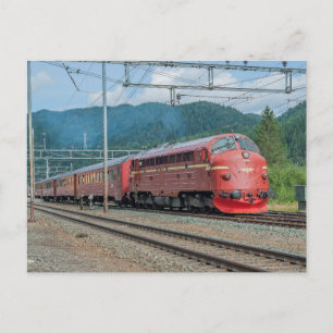 Norway. Jubileumstog 16.08.2014 at Støren st. Postcard