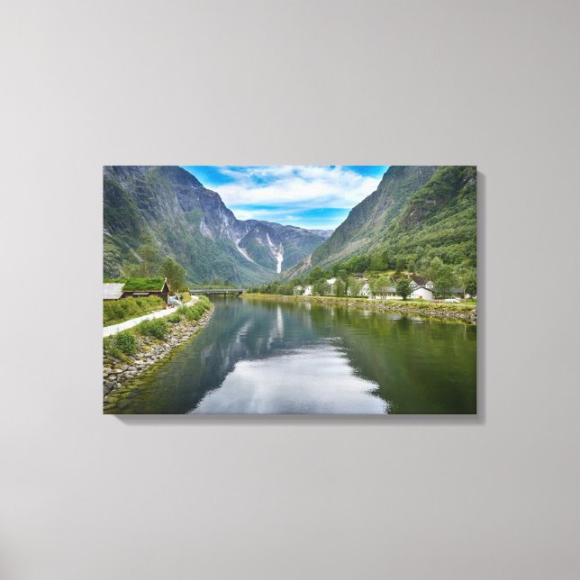 Norway landscape canvas print (Front)