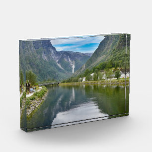 Norway landscape photo block