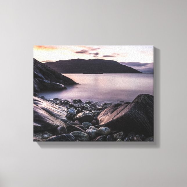 Norway Landscape Photo Canvas Print (Front)