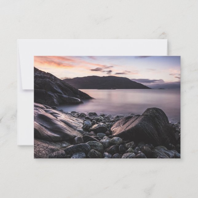 Norway Landscape Photo Card (Front)