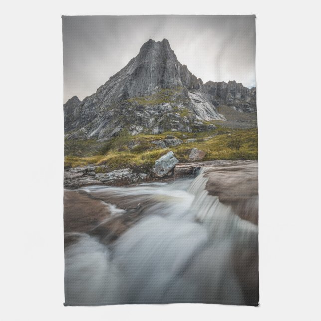 Norway Landscape photo Tea Towel (Vertical)