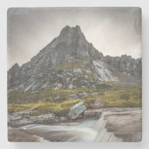 Norway Landscape photograph Stone Coaster