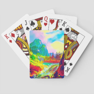 Norway landscape   playing cards