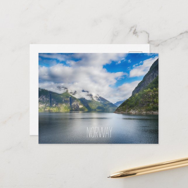 Norway landscape postcard (Front/Back In Situ)