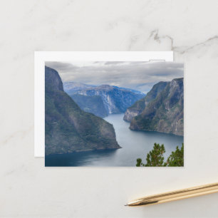 Norway landscape postcard