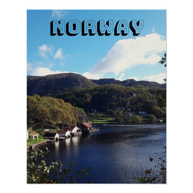 Norway Landscape Poster (Front)