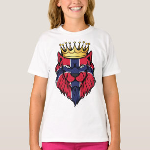 Norway Lion King Flag T-Shirt
