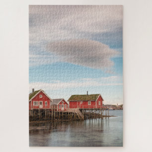 Norway Lofoten Fishing Village Jigsaw Puzzle