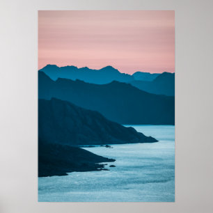 Norway Lofoten Islands Coast View Poster