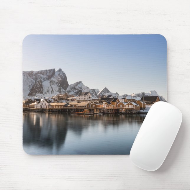 Norway Lofoten Islands Mouse Mat (With Mouse)