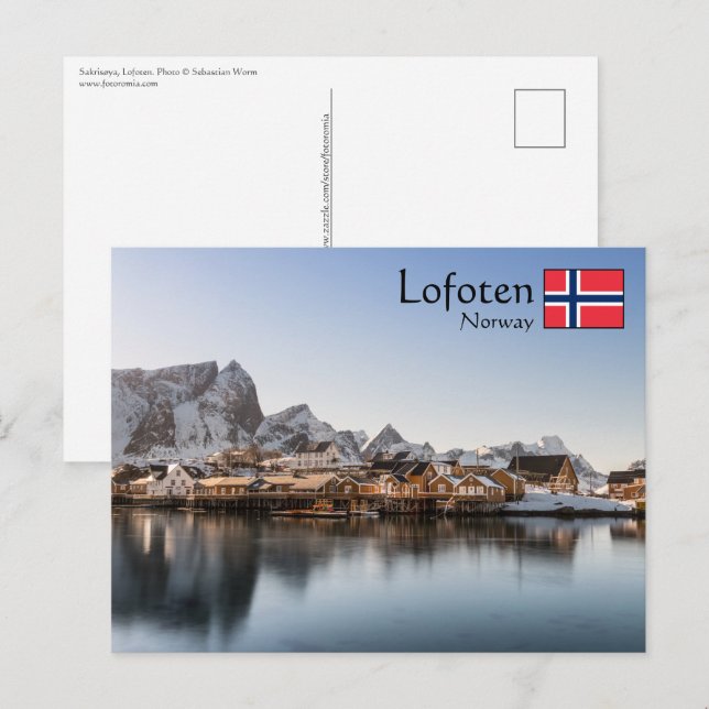 Norway Lofoten Islands Postcard (Front/Back)
