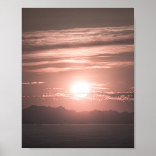 Norway Lofoten Islands Sunrise Poster