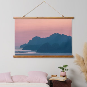 Norway Lofoten Landscape Hanging Tapestry