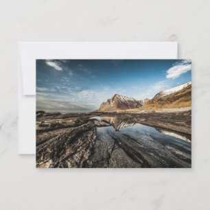 Norway Lofoten Landscape Photo Card