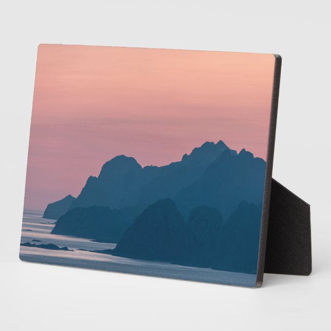 Norway Lofoten Landscape Plaque (Side)