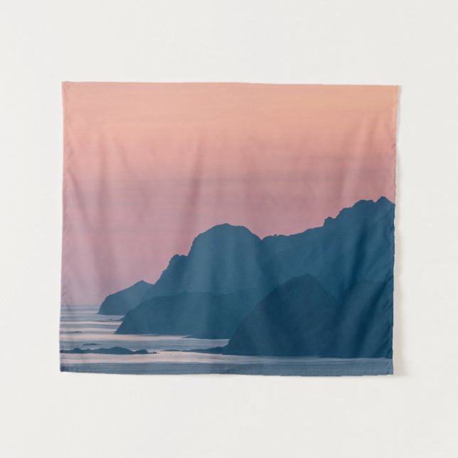 Norway Lofoten Landscape Tapestry (Front (Horizontal))