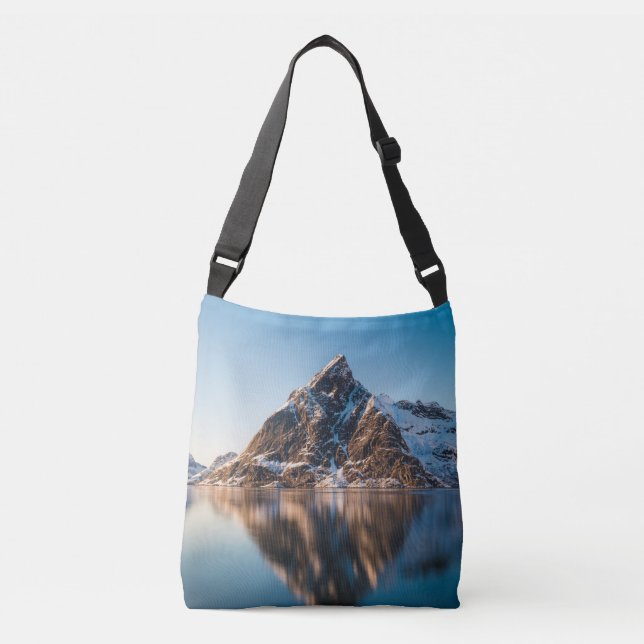 Norway Lofoten Mountain Crossbody Bag (Front)