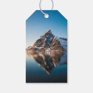 Norway Lofoten Mountain Gift Tags