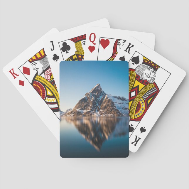 Norway Lofoten Mountain Playing Cards (Back)