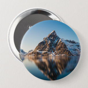 Norway Lofoten Souvenir 10 Cm Round Badge
